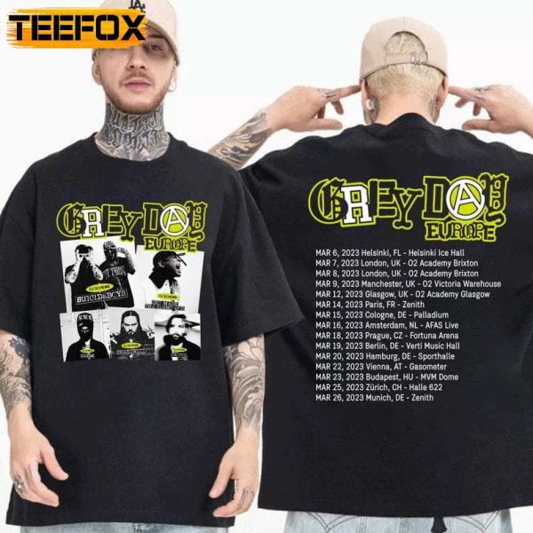 Suicideboys Grey Day 2023 Tour Europe Concert T Shirt