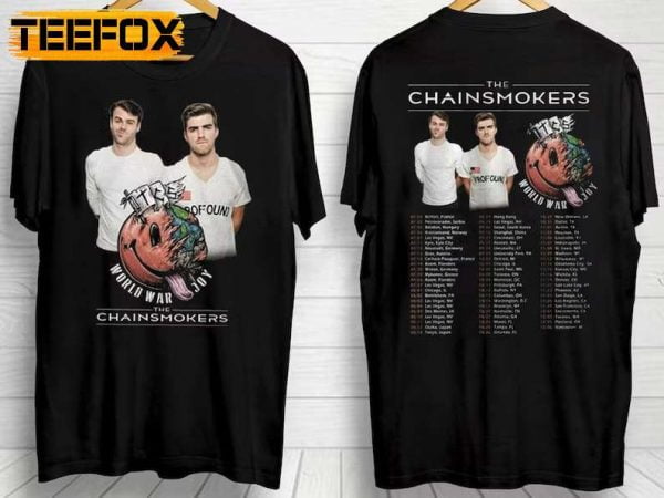 The Chainsmokers Tour Setlist 2023 Concert T Shirt