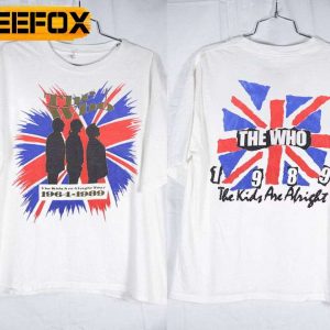 The Who T Shirt The Who The Kids Are Alright 1989 Tour T Shirt