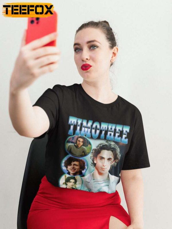 Timothee Chalamet Movie Film Character T Shirt