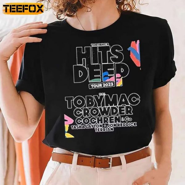 TobyMac Hits Deep Tour 2023 Concert T Shirt