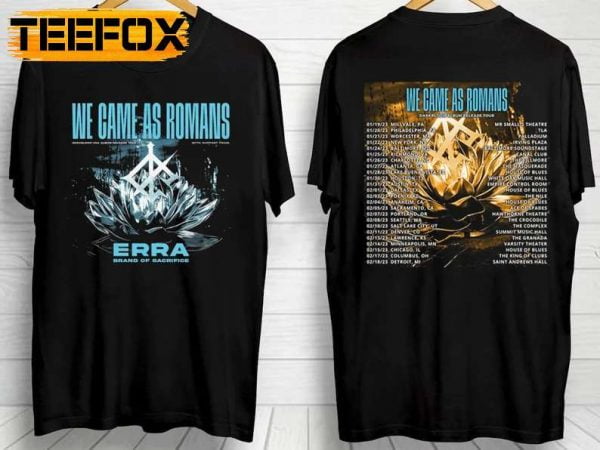 We Came As Romans Darkbloom Tour 2023 Concert T Shirt
