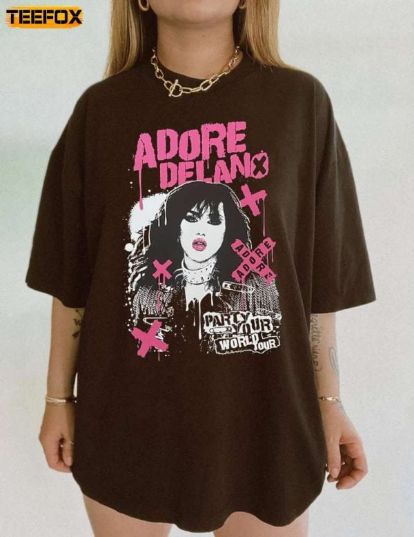 Adore Delano Party Your World 2023 T Shirt