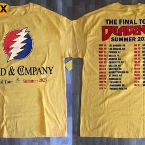 Dead and Company The Final 2023 Summer Tour Double Sided T Shirt