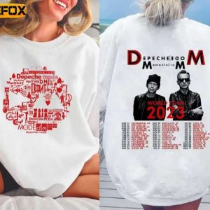 Depeche Mode Memento Mori World Tour 2023 Double Sided T Shirt