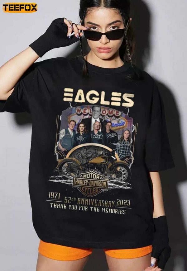 Eagles Band Annivesary 1971 2023 Music T Shirt