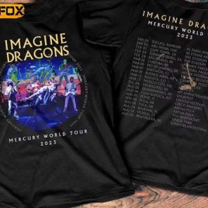 Imagine Dragons Mercury World Tour 2023 Double Sided T Shirt