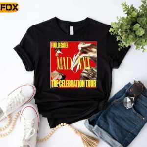 Madonna Four Decades The Celebration Tour 2023 T Shirt