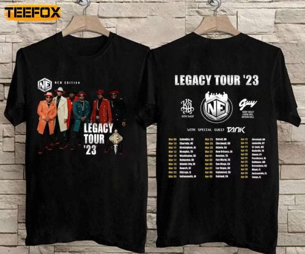 New Edition Legacy Tour 2023 With Keith Sweat and Guy and Special Guest Tank T Shirt