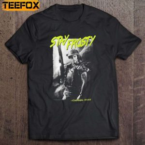 Aliens Corporal Hicks Stay Frosty Faded Short Sleeve T Shirt