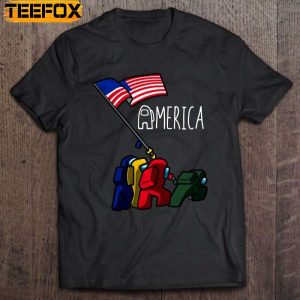 America Pride Among Us American Flag Short Sleeve T Shirt