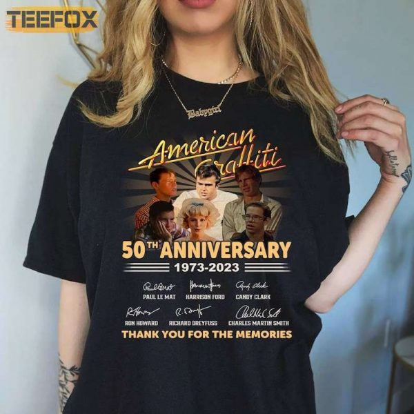 American Graffiti 50th Anniversary Short Sleeve T Shirt