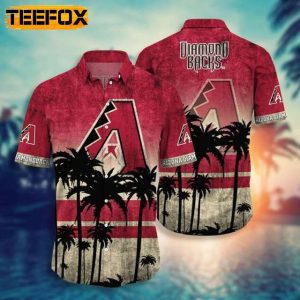 Arizona Diamondbacks Red Hawaiian Shirt