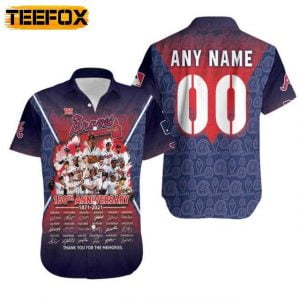 Atlanta Braves 150th Anniversary 1871 2021 Thank You For The Memories Hawaiian Shirt