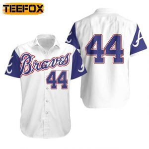 Atlanta Braves Hank Aaron Hawaiian Shirt