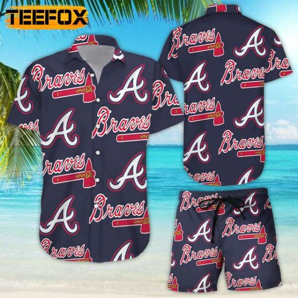 Atlanta Braves Logo Hawaiian Shirt