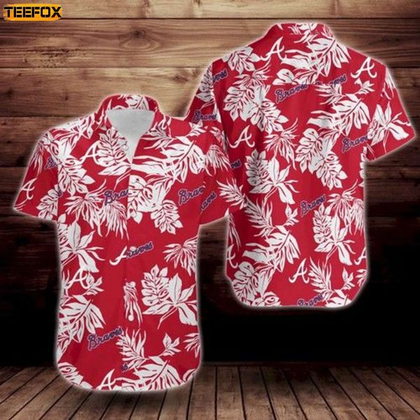 Atlanta Braves Tropical Flower Hawaiian Shirt