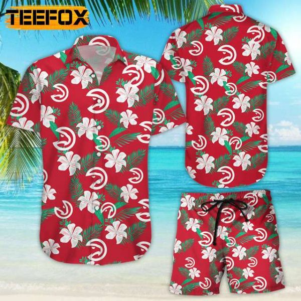 Atlanta Hawks Aloha Tropical Hawaiian Shirt