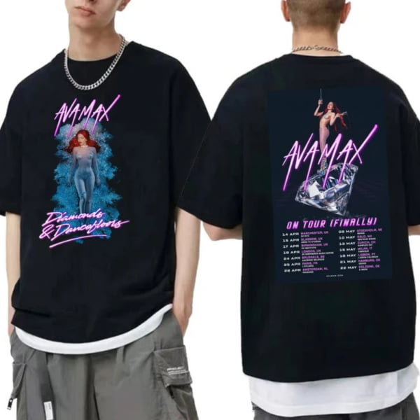 Ava Max Diamonds and Dancefloors 2023 Tour T Shirt