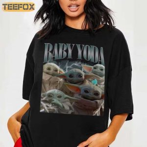 Baby Yoda Grogu Short Sleeve T Shirt