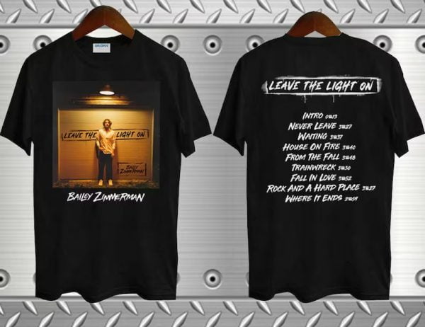 Bailey Zimmerman Tour 2023 Leave The Light On T Shirt