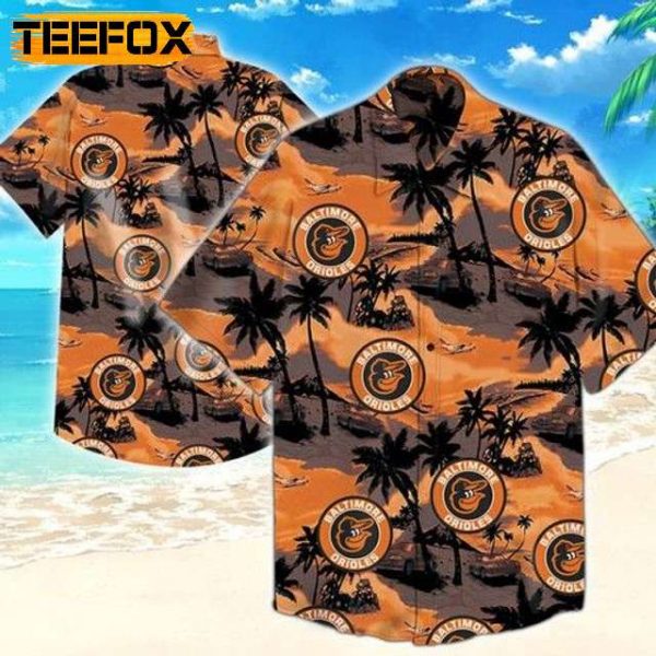 Baltimore Orioles Logo MLB Hawaiian Shirt