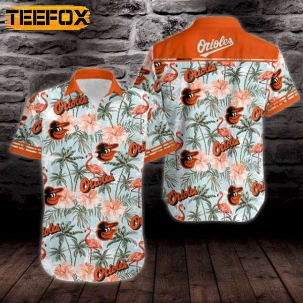 Baltimore Orioles Tropical Hawaiian Shirt