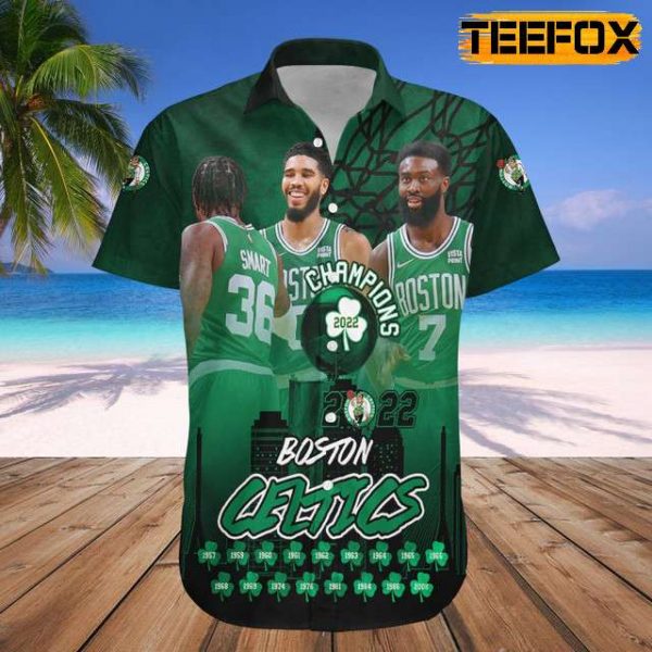 Boston Celtics Champions NBA Hawaiian Shirt