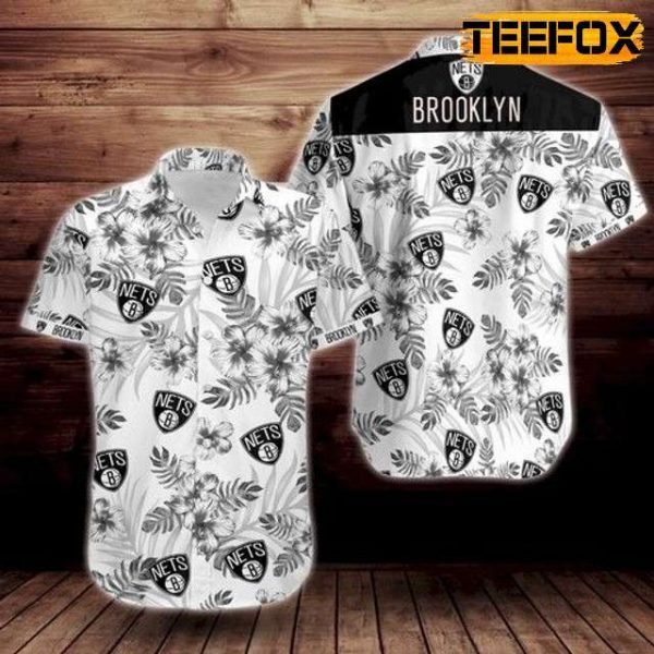 Brooklyn Nets Tropical Flower Hawaiian Shirt