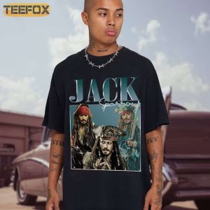 Captain Jack Sparrow Short Sleeve T Shirt