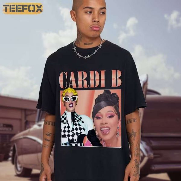 Cardi B Bootleg Short Sleeve T Shirt 1