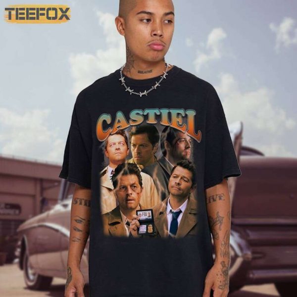 Castiel Supernatural Short Sleeve T Shirt 1