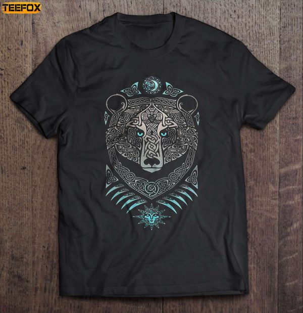 Celtic Bear Viking Short Sleeve T Shirt