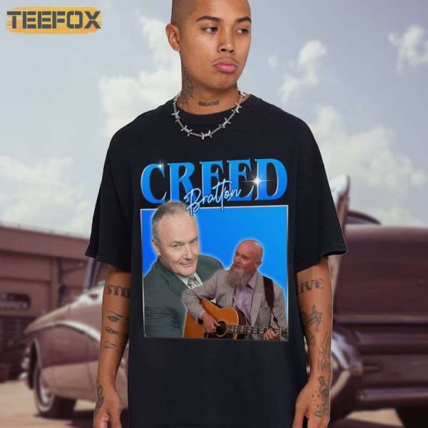 Creed Bratton The Office Sitcom Character Short Sleeve T Shirt 1