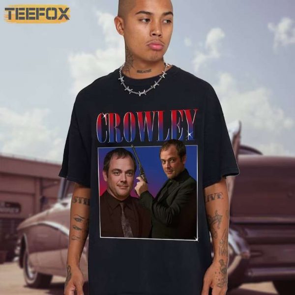 Crowley Supernatural King of the Crossroads Short Sleeve T Shirt 1