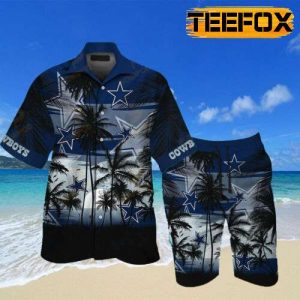 Dallas Cowboys Football Tropical Hawaiian Shirt