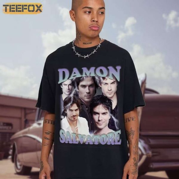 Damon Salvatore The Vampire Diaries Character Unisex T Shirt