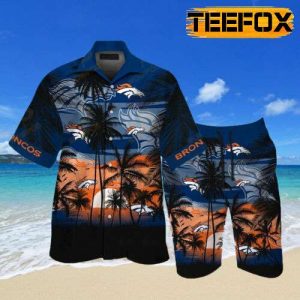Denver Broncos Football Tropical Hawaiian Shirt