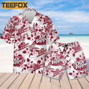 Dr Pepper Summer Beach Hawaiian Shirt