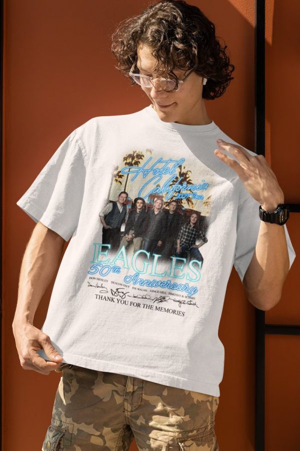 Eagles Hotel California Tour 2023 50th Anniversary T Shirt