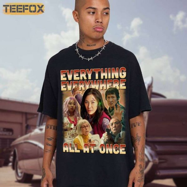 Everything Everywhere All At Once Characters Short Sleeve T Shirt