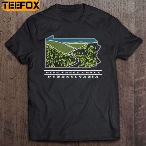 Gcp Pine Creek Gorge Wellsboro Allegheny Plateau Travel Short Sleeve T Shirt