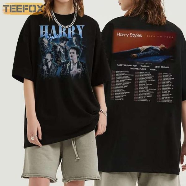 Harry Style Love On Tour 2023 Music Concert T Shirt