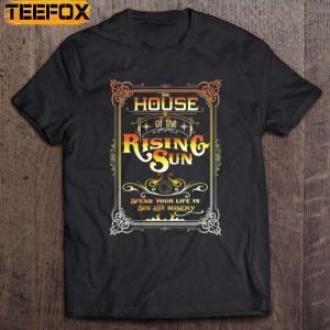 House Of The Rising Sun Lyric Short Sleeve T Shirt