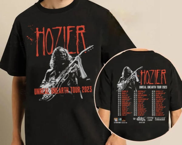 Hozier Unreal Unearth Tour 2023 T Shirt