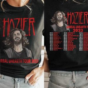 Hozier Unreal Unearth Tour Concert 2023 Music T Shirt