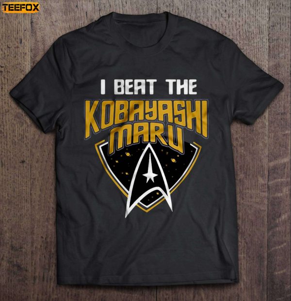 I Beat The Kobayashi Maru Star War Short Sleeve T Shirt