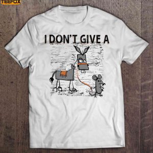 I Dont Give A Rats Ass Short Sleeve T Shirt