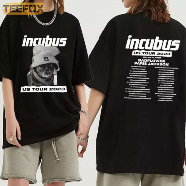 Incubus Band US Summer Tour 2023 Rock Concert T Shirt