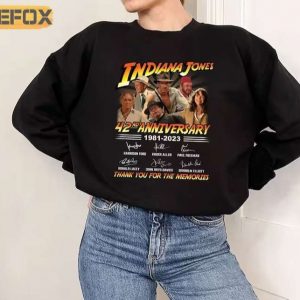 Indiana Jones 42th Anniversary Short Sleeve T Shirt